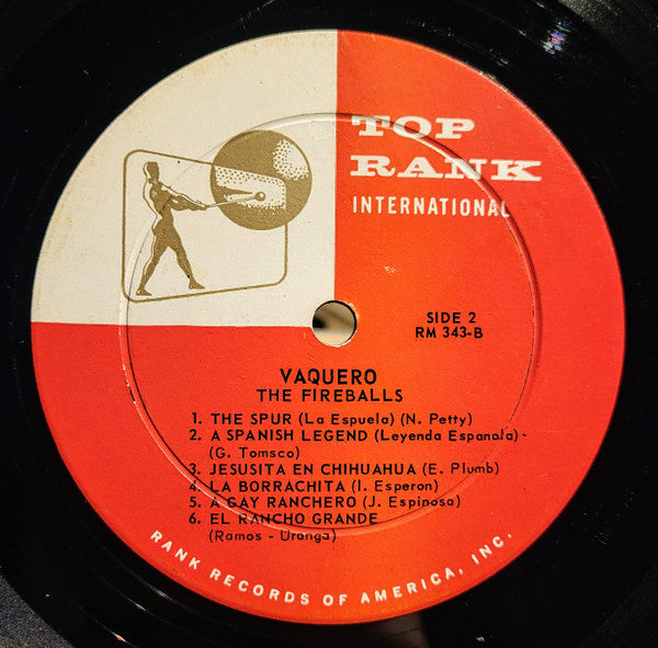 The Fireballs : Vaquero (LP, Album, Mono)