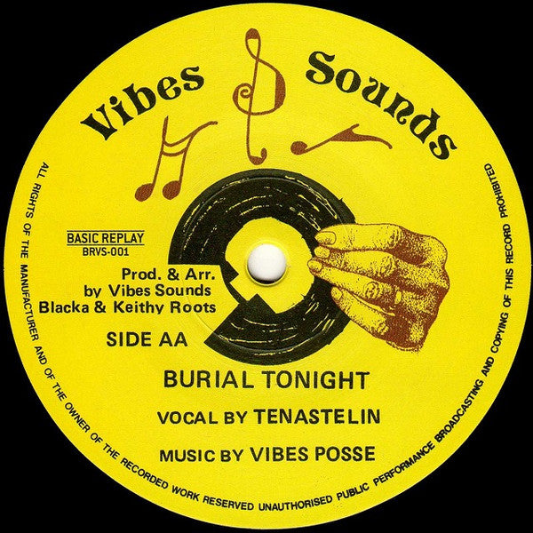 Tenastelin : Commercial Bwoy / Burial Tonight (12", RE, RM)
