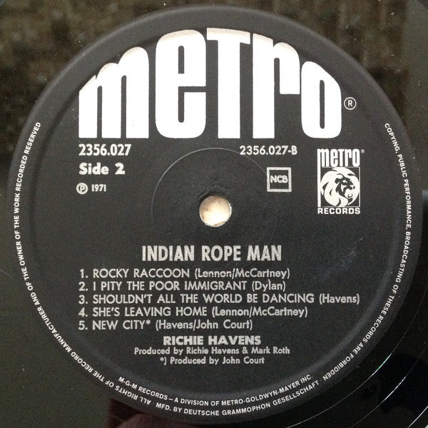 Richie Havens : Indian Rope Man (LP)