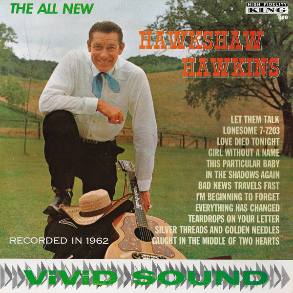 Hawkshaw Hawkins : The All New Hawkshaw Hawkins (LP, Album, Mono)