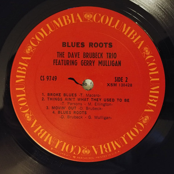 The Dave Brubeck Trio Featuring Gerry Mulligan : Blues Roots (LP, Album)