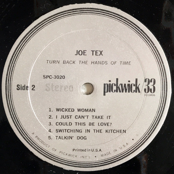 Joe Tex : Turn Back The Hands Of Time (LP, Comp)