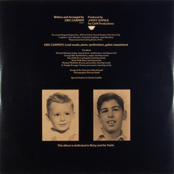 Eric Carmen : Eric Carmen (LP, Album, PRC)