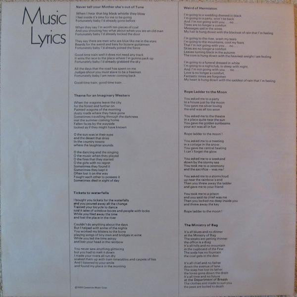 Jack Bruce : Songs For A Tailor (LP, Album, CTH)