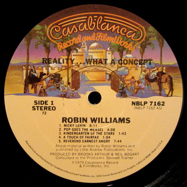 Robin Williams : Reality... What A Concept (LP, Album, 72 )