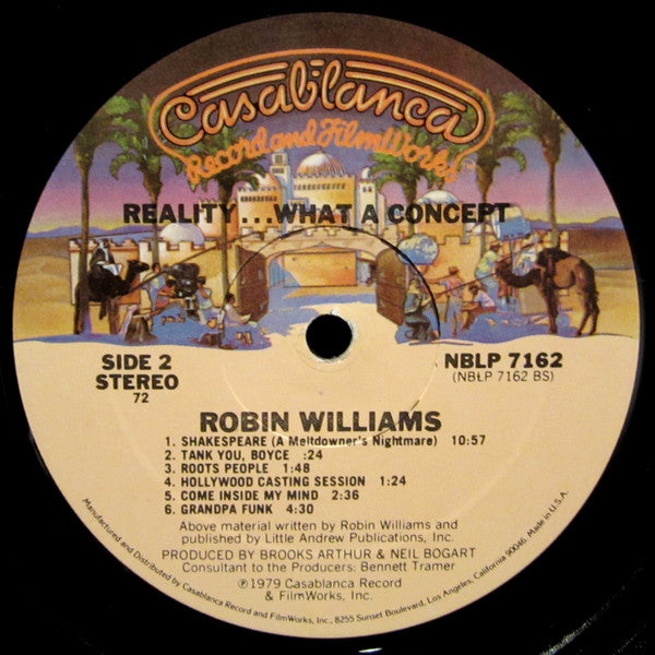 Robin Williams : Reality... What A Concept (LP, Album, 72 )
