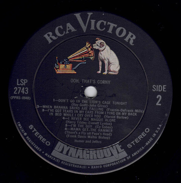 Homer And Jethro : Ooh, That's Corny (LP)