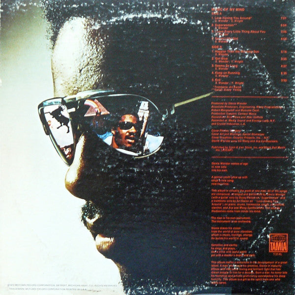Stevie Wonder : Music Of My Mind (LP, Album, Gat)