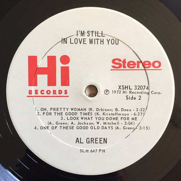 Al Green : I'm Still In Love With You (LP, Album, Club, CRC)