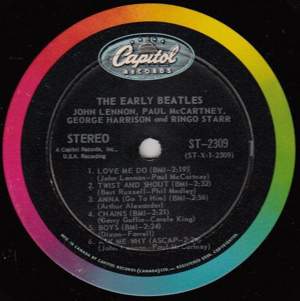 The Beatles : The Early Beatles (LP, Album, Comp)