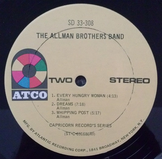 The Allman Brothers Band : The Allman Brothers Band (LP, Album, Phi)
