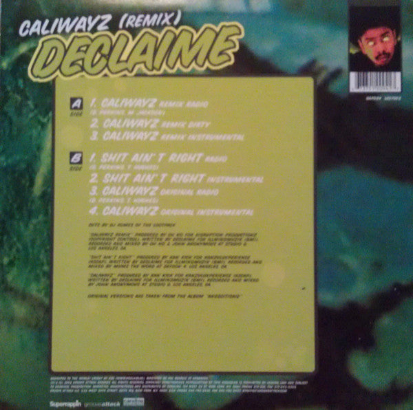 Declaime : Caliwayz (Remix) (12")