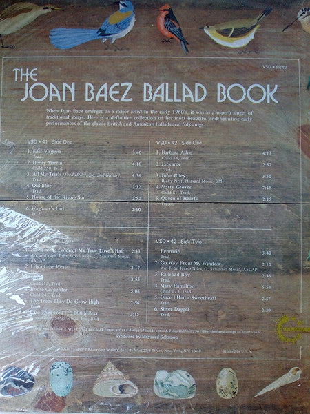 Joan Baez : The Joan Baez Ballad Book (2xLP, Comp, DBX)