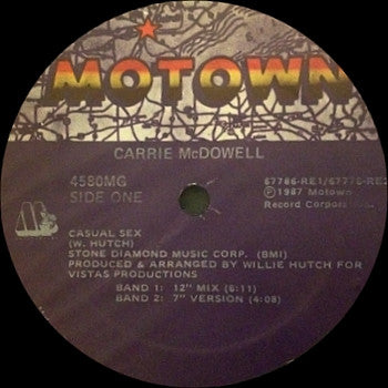 Carrie McDowell : Casual Sex (12")