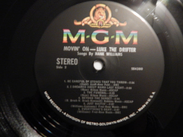 Luke The Drifter : Movin' On (LP, Comp, RE, MGM)