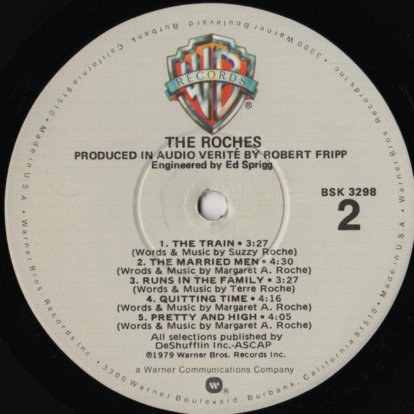 The Roches : The Roches (LP, Album, Win)