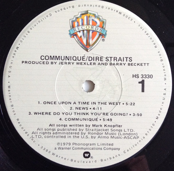 Dire Straits : Communiqué (LP, Album, Los)