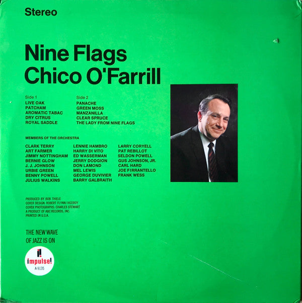 Chico O'Farrill : Nine Flags (LP, Album, RE)