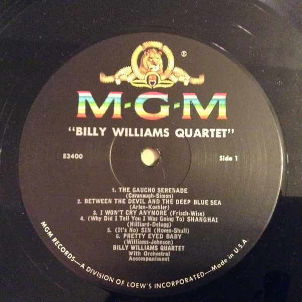 Billy Williams Quartet : The Billy Williams Quartet (LP)