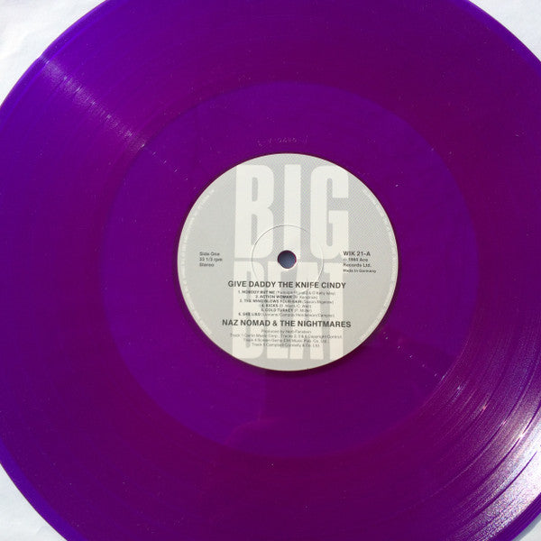 Naz Nomad And The Nightmares : Give Daddy The Knife Cindy (LP, Album, RE, Pur)