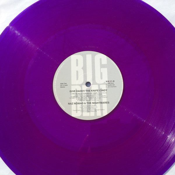 Naz Nomad And The Nightmares : Give Daddy The Knife Cindy (LP, Album, RE, Pur)