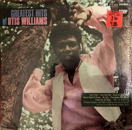 Otis Williams (3) : The Greatest Hits Of Otis Williams (LP, Album, Comp, RE)