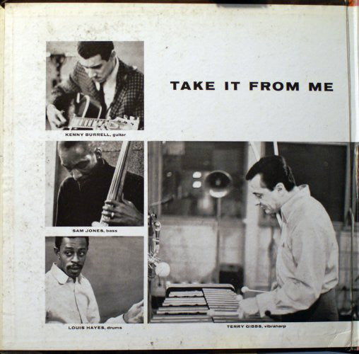 Terry Gibbs Quartet : Take It From Me (LP, Album, RE, RP)