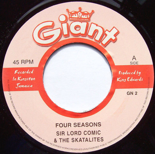 Sir Lord Comic & The Skatalites / Eric "Monty" Morris : Four Seasons / River Come Down (7", Single, RE)