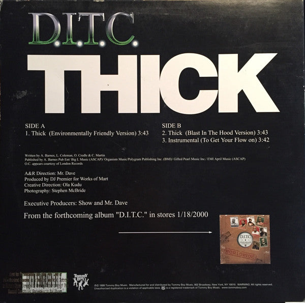 D.I.T.C. : Thick (12")