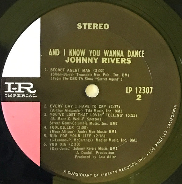 Johnny Rivers : ...And I Know You Wanna Dance (LP, Album)