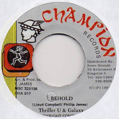 Thriller U & Galaxy P : Behold (7")