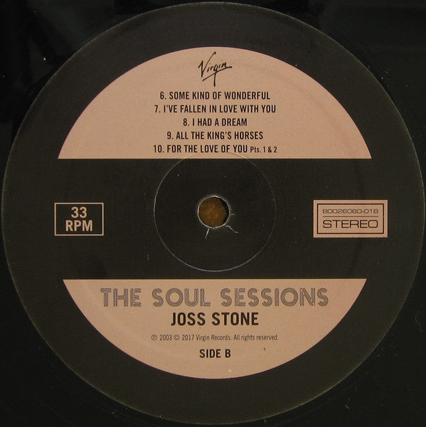 Joss Stone : The Soul Sessions (LP, Album, RE)