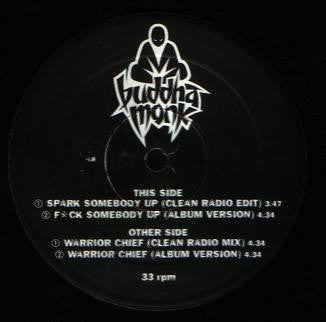 Buddha Monk : Spark Somebody Up / Warrior Chief (12", Promo)