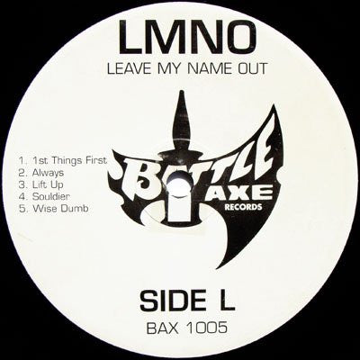 LMNO (2) : Leave My Name Out (2xLP, Album)