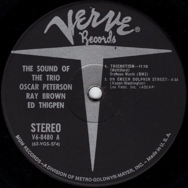 Oscar Peterson, Ray Brown, Ed Thigpen : The Sound Of The Trio (LP, Album)