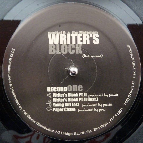 Capital D & Molemen : Writer's Block (The Movie) (2xLP, Album)