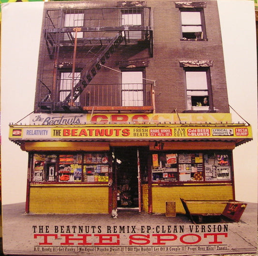 The Beatnuts : The Spot (The Remix EP: Clean Version) (12", EP, Promo)