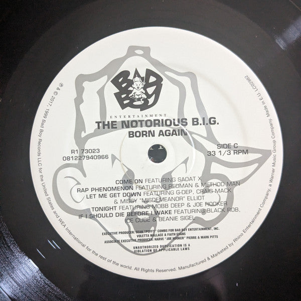 The Notorious B.I.G.* : Born Again (2xLP, Album, RE)