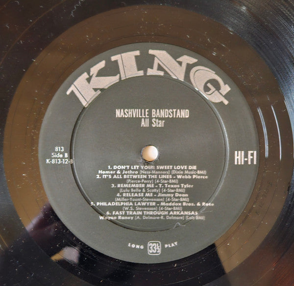 Various : Nashville Bandstand (LP, Comp, Mono)