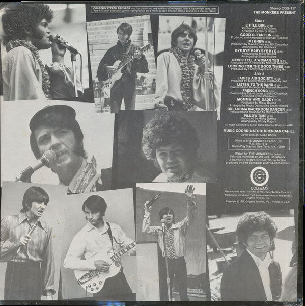 The Monkees : The Monkees Present (LP, Album, Hol)