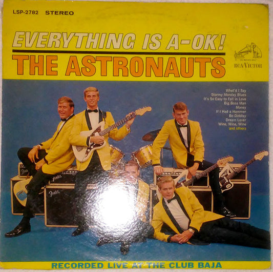 The Astronauts (3) : Everything Is A-OK! (LP, Album, Ind)