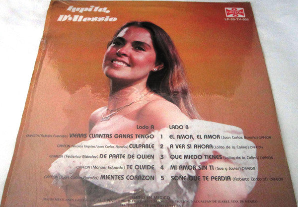 Lupita D'Alessio : Vieras Cuantas Ganas Tengo (LP, Album)