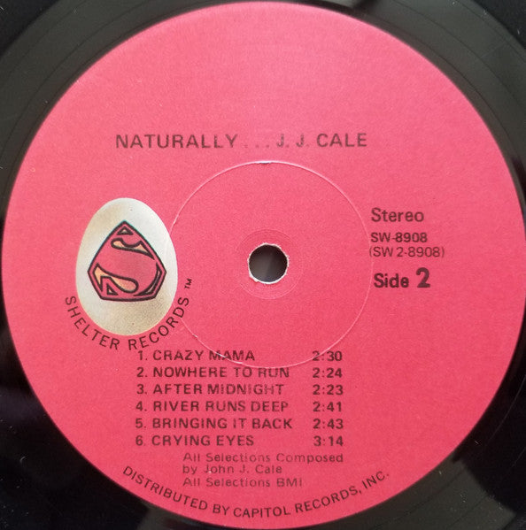 J.J. Cale : Naturally (LP, Album, Los)