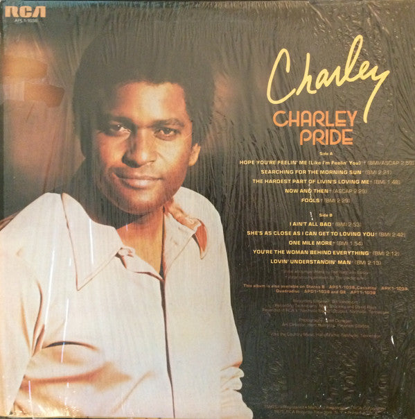 Charley Pride : Charley (LP, Album, Ind)