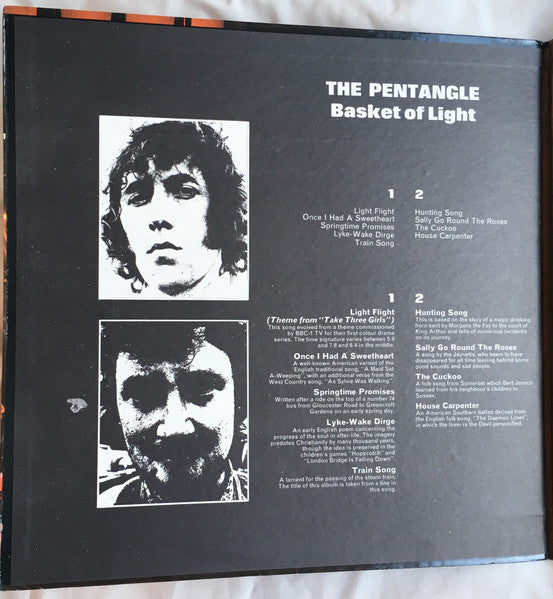 Pentangle : Basket Of Light (LP, Album, Gat)
