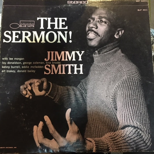 Jimmy Smith : The Sermon! (LP, Album, RE, Bla)