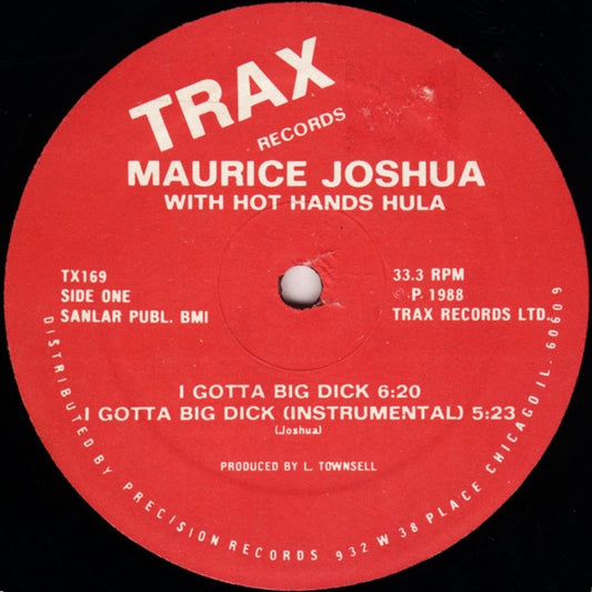Maurice Joshua With Hula : I Gotta Big Dick (12", Red)