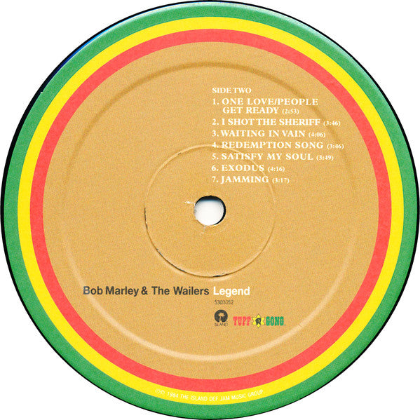 Bob Marley & The Wailers : Legend - The Best Of Bob Marley & The Wailers (LP, Comp, RE, 180)