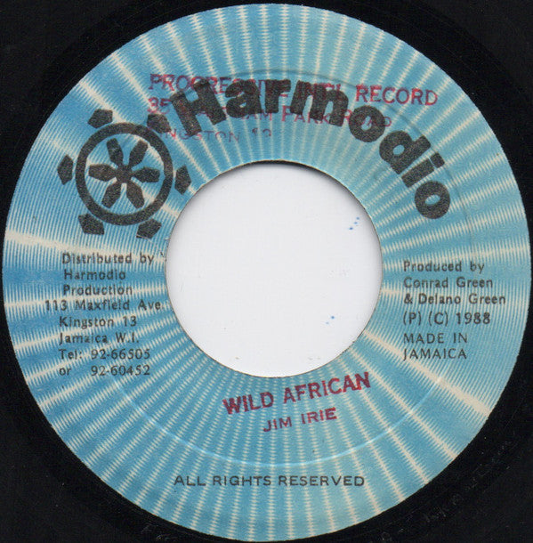 Jim Irie : Wild African (7")