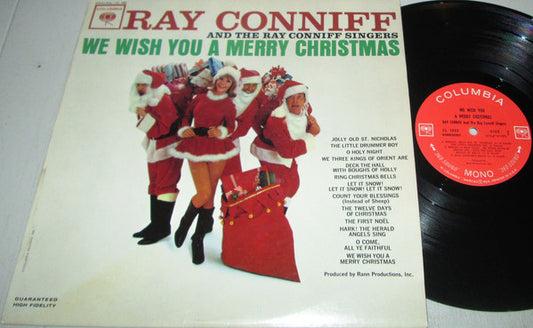 Ray Conniff And The Singers : We Wish You A Merry Christmas (LP, Mono, RP)